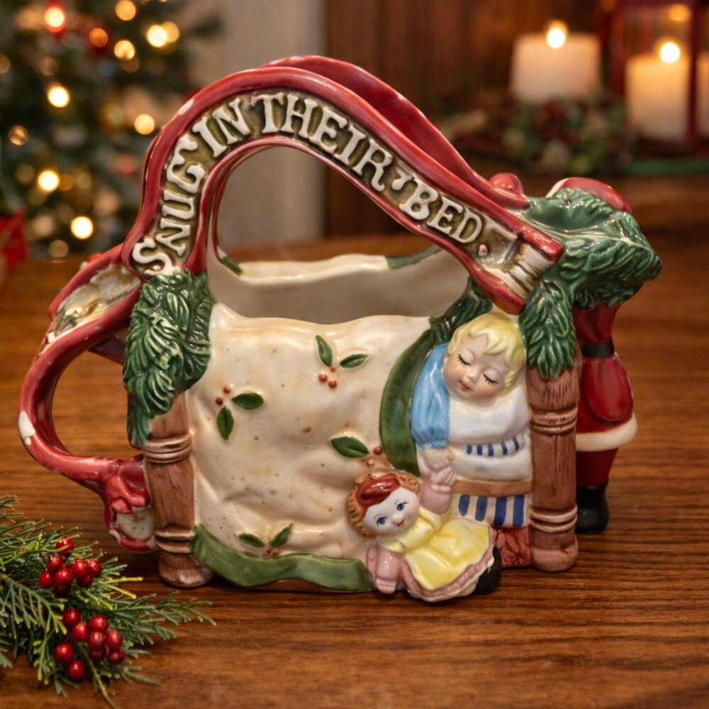 Vintage‎ 1993 Fitz And Floyd Night Before Christmas Creamer